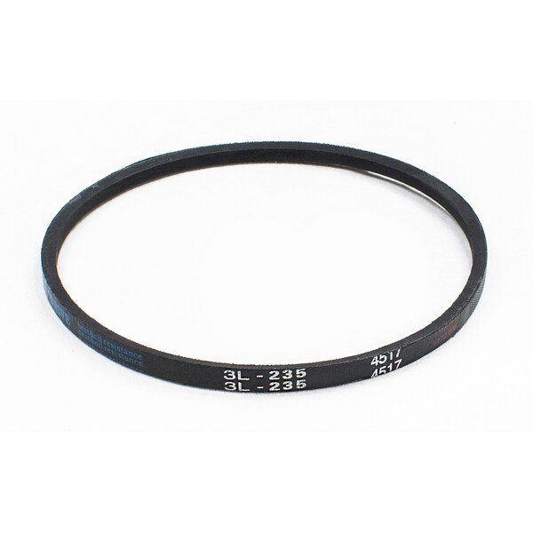 D&D 3L235 FHP V-Belt, 23.5 in Outside Length, 3/8 in Top Width, 7/32 in Thickness, 1 Ribs 3L235 - main